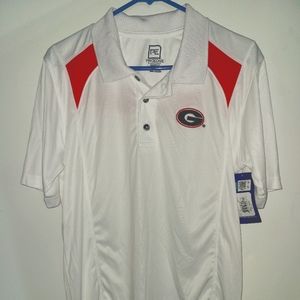 Pro edge Georgia College Polo Shirt NWT